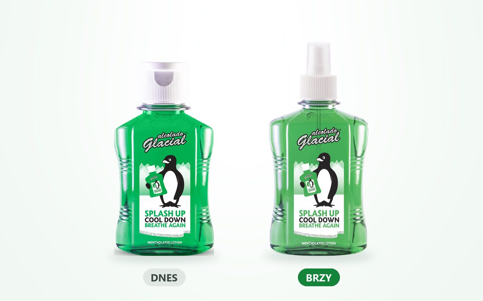 Glacial 125 ml brzy i s rozprašovačem